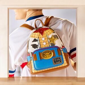 NWT Disney Parks Toy Story Woody Loungefly Mini Backpack